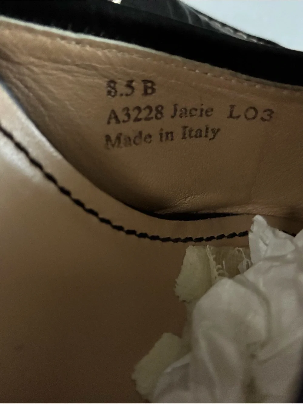 Coach Black Leather Mule Heels with Silver Chain Accent